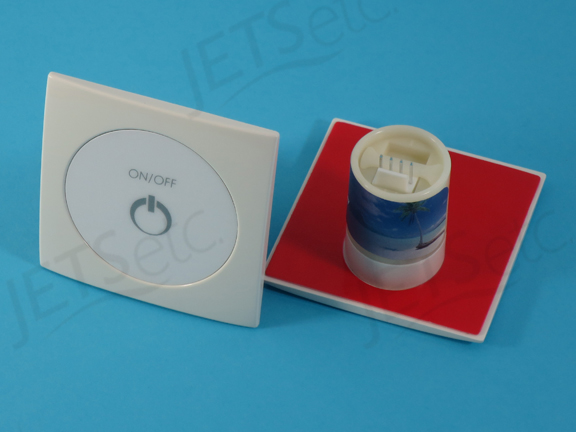 KEYPAD 1-TOUCH 2 1/4 IN. SQUARE - WHITE